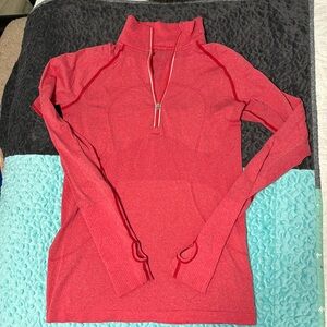 Lululemon Swiftly Tech 1/2 Zip-up Long Sleeve, size 10, EUC